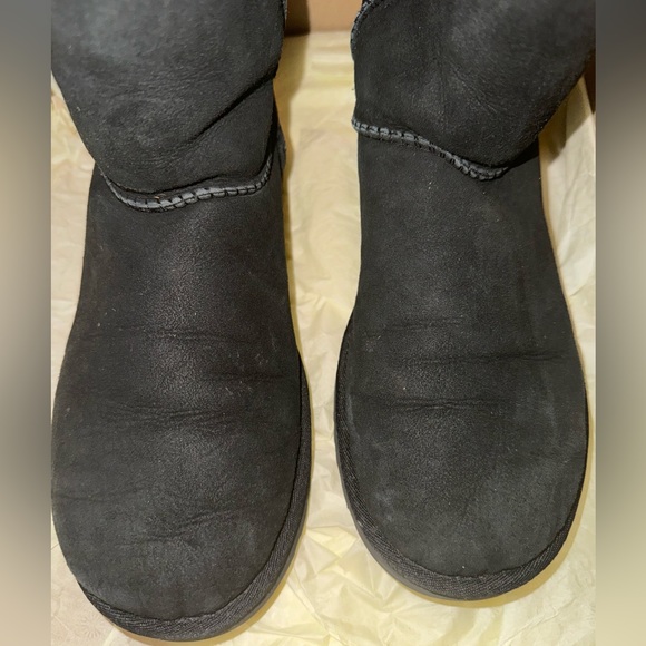 UGG® Bailey Suede Button Triplet II Tall Boots - Picture 3 of 11
